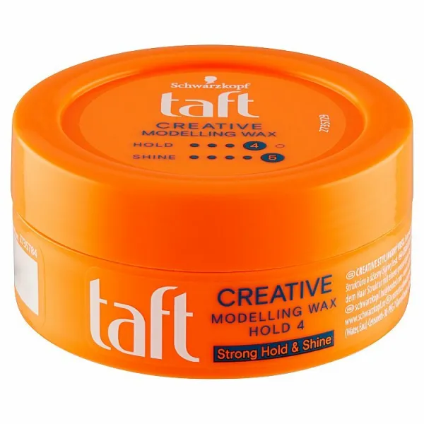Schwarzkopf Taft Creative modelovací vosk pre silnú fixáciu a lesk 75 ml