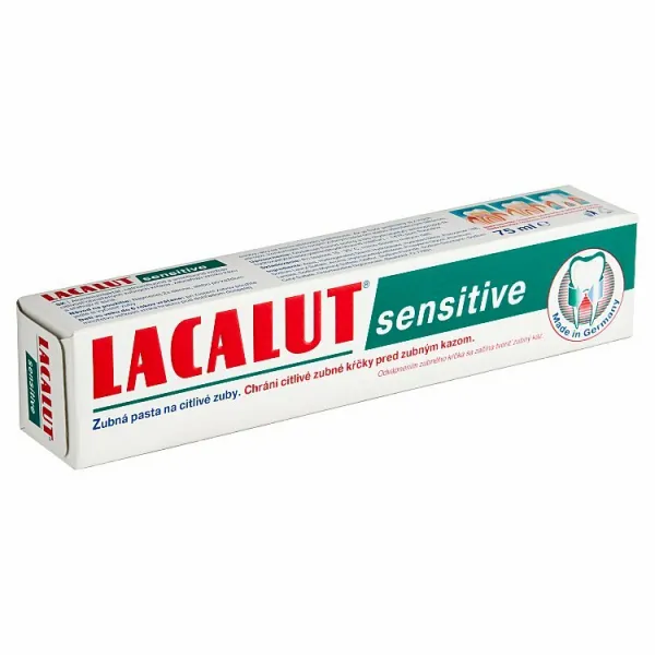 Lacalut Sensitive zubná pasta na citlivé zuby 75 ml