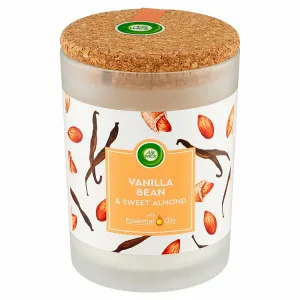 Air Wick Essential Oils Sviečka vanilka & sladké mandle 185 g 1ks