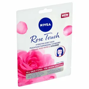 Nivea Rose Touch hydratačná plátienková maska 1 ks