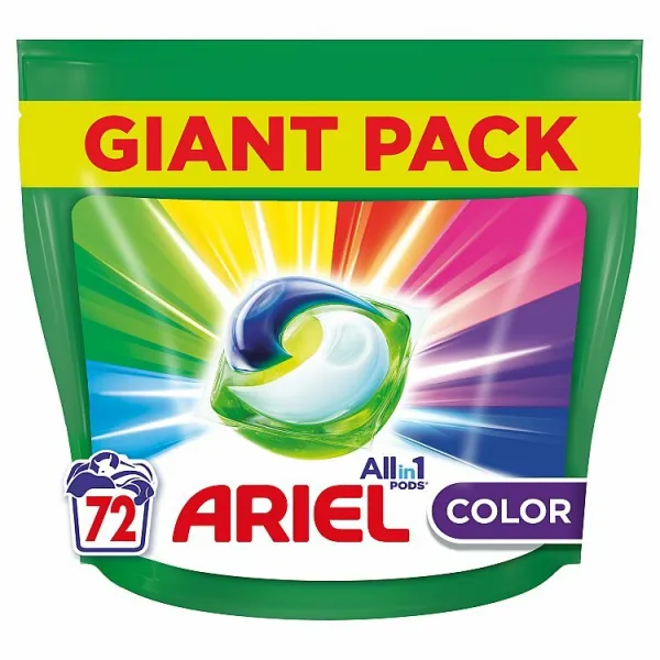 Kapsuly Ariel All-in-1 PODS, Tekutý Prací Prostriedok v Kapsulách 72 Praní
