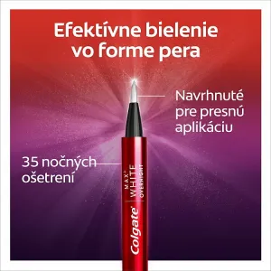 Colgate Max White Overnight bieliace pero 2.5ml