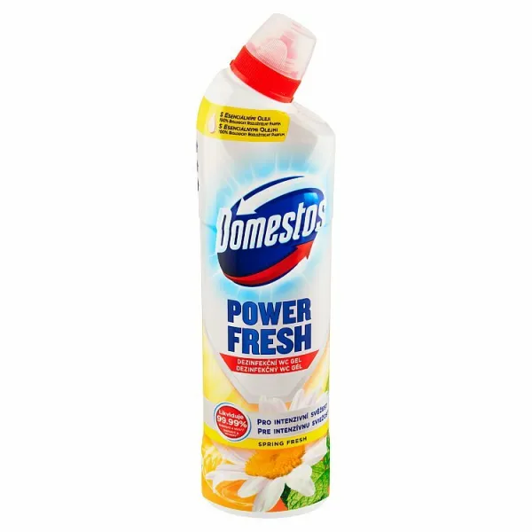 Domestos Power Fresh Spring Fresh dezinfekčný WC gél 700 ml 1ks