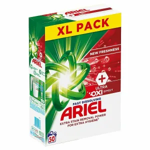 Ariel Prášok na Pranie 2.75kg 50 Praní, +Ultra Oxi Effect, Koncentrované Zloženie