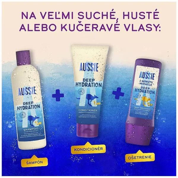 Aussie Deep Hydration Deep Hydration vlasový kondicionér pre intenzívnu hydratáciu 200 ml