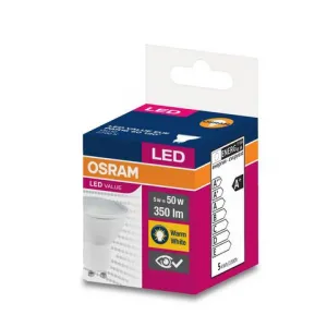 Žiarovka OSRAM® LED GU10 50 (ean8678) 120° 5W/2700K Value PAR16