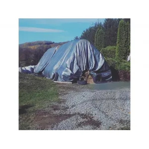 Krycia plachta hnedo strieborná 2x2m 210g m2 | jaks