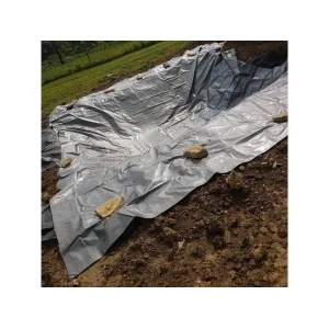 Krycia plachta hnedo strieborná 2x2m 210g m2 | jaks