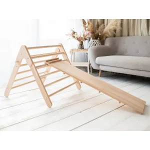 Woodisio Doska na Piklerovej triangel obojstranná 120 cm LAURA buk Farba: Prírodné drevo