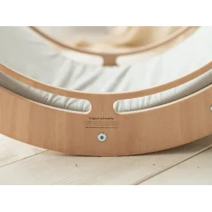 Matrac zo zamatovej látky pre montessori hojdačky Woodisio Farba: Staroružová, Variant: Mini