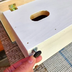 BAT-MAN ParaBox búdka pre dážďovníky, borovica, hnedá, so strieškou plechovou AP1DF NA