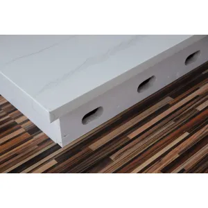 BAT-MAN AtikBox 4 búdka pre dážďovníky, štvorkomorová, borovica, biela, plechová strieška AP4DF BM