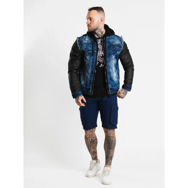 Pánske kraťasy CIPO & BAXX CK188 NAVY BLUE Farba: Modrá, Konfekčná veľkosť: W38