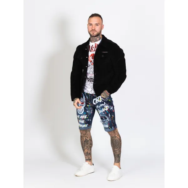 Pánska bunda CIPO & BAXX CJ226 BLACK Farba: Čierna, Konfekčná veľkosť: M