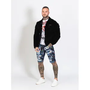 Pánska bunda CIPO & BAXX CJ226 BLACK Farba: Čierna, Konfekčná veľkosť: M