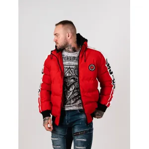 Pánska bunda CIPO & BAXX CM222 RED Farba: Červená, Konfekčná veľkosť: M