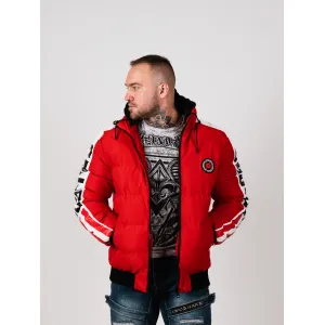 Pánska bunda CIPO & BAXX CM222 RED Farba: Červená, Konfekčná veľkosť: M