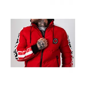 Pánska bunda CIPO & BAXX CM222 RED Farba: Červená, Konfekčná veľkosť: M