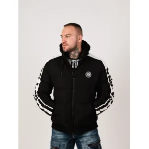 Pánska bunda CIPO & BAXX CM222 BLACK Farba: Čierna, Konfekčná veľkosť: M