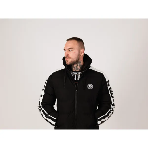 Pánska bunda CIPO & BAXX CM222 BLACK Farba: Čierna, Konfekčná veľkosť: M