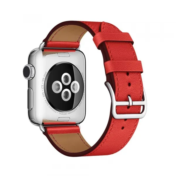 Innocent Classic Buckle Band Apple Watch 44/45/46/49mm - Red