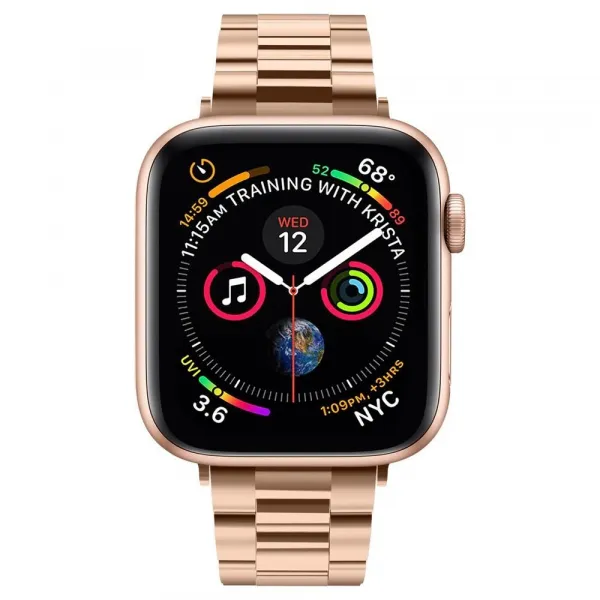 Spigen Modern Fit Band Apple Watch 38/40/41 mm - Ružovo zlatý