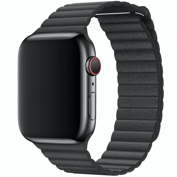 Innocent Kožený remienok na slučku Apple Watch 38/40/41 mm - čierny