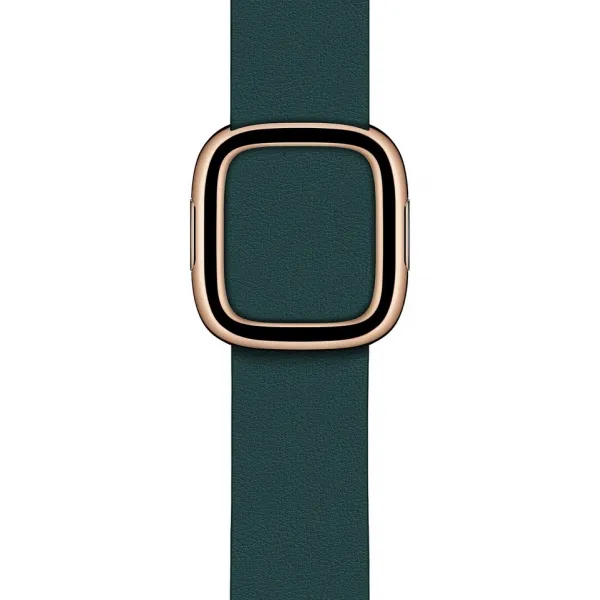 Innocent Iris Leather Apple Watch Band 40/41/42mm - Midnight Green