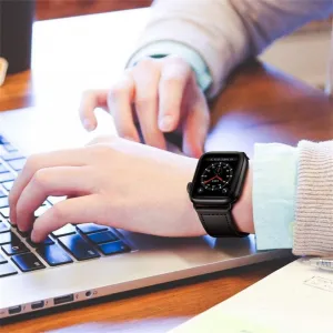 Innocent Leather Fit Band Apple Watch 42/44/45/49 mm - čierny