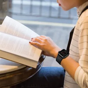 Innocent Leather Fit Band Apple Watch 42/44/45/49 mm - čierny