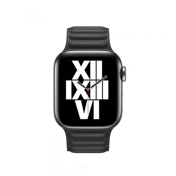 Innocent Leather Link Apple Watch Band 40/41/42mm - Black