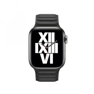 Innocent Leather Link Apple Watch Band 40/41/42mm - Black
