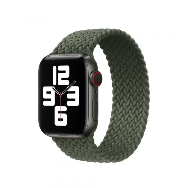 Innocent Braided Solo Loop Apple Watch Band 40/41/42mm - Khaki - S (132mm)