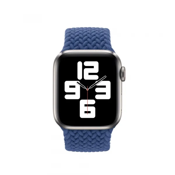 Innocent Braided Solo Loop Apple Watch Band 40/41/42mm - Navy Blue - S (132mm)