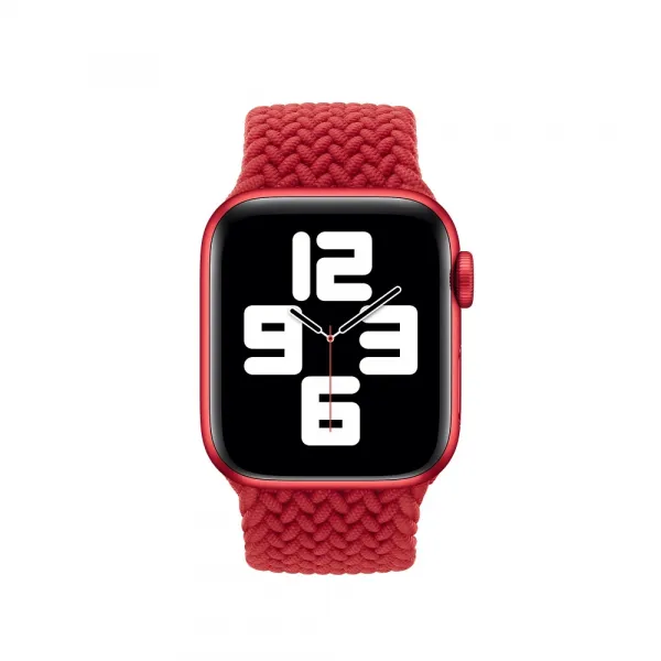 Innocent Braided Solo Loop Apple Watch Band 44/45/46/49mm - Red - M (160mm)