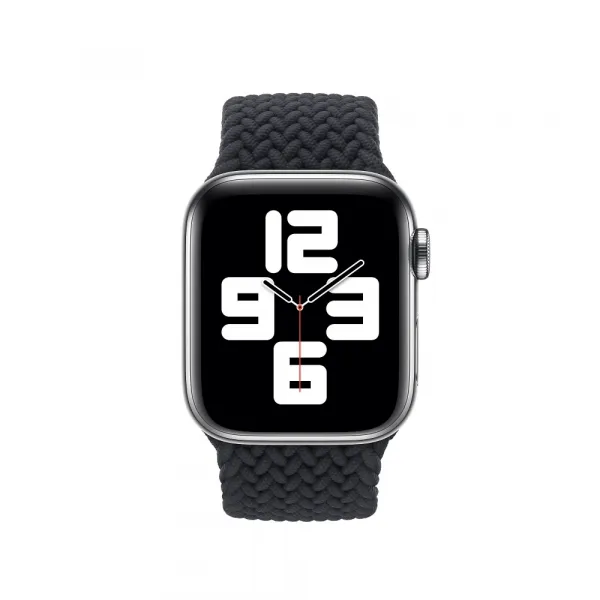 Innocent Braided Solo Loop Apple Watch Band 40/41/42mm - Black - M (144mm)