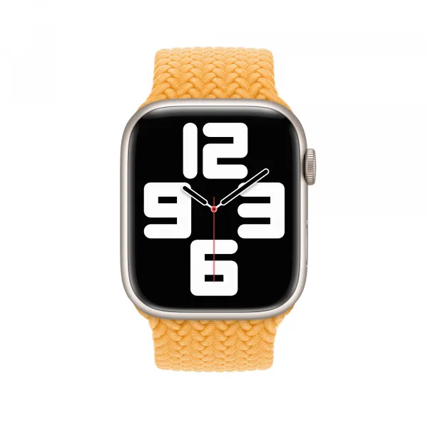 Innocent opletený remienok Apple Watch Solo Loop 38/40/41 mm - žltý - M (144 mm)