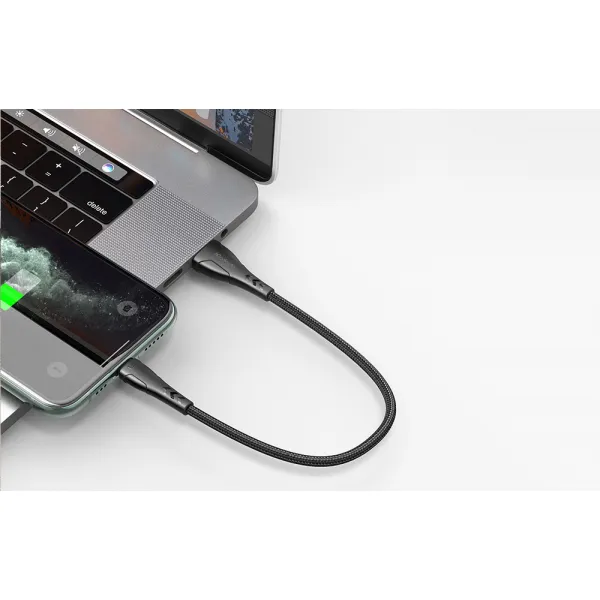 Kábel USB na Lightning, Mcdodo CA-7440, 0,2 m (čierny) 041011