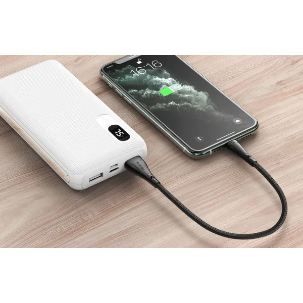 Kábel USB na Lightning, Mcdodo CA-7440, 0,2 m (čierny) 041011