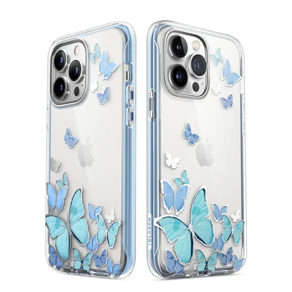 Puzdro Supcase Cosmo pre iPhone 14 Pro Max - Blue Fly