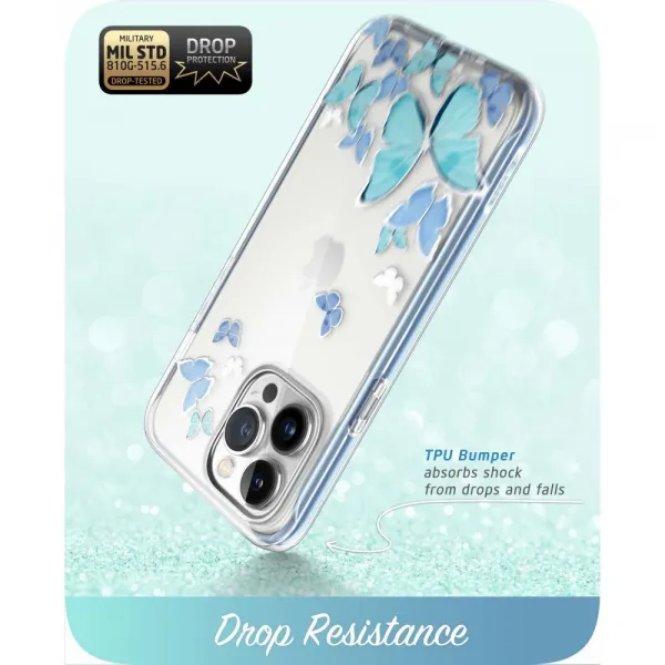 Puzdro Supcase Cosmo pre iPhone 14 Pro Max - Blue Fly