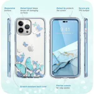 Puzdro Supcase Cosmo pre iPhone 14 Pro Max - Blue Fly