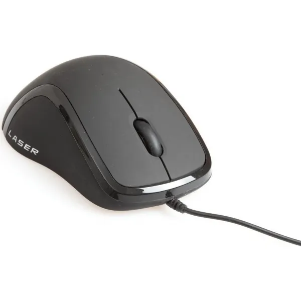 EVOLVEO Laserwire ML-507B, laserová myš, USB, černá