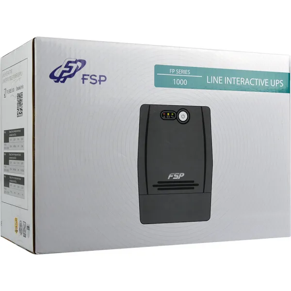 Fortron UPS FSP FP 1000, 1000 VA, line interactive