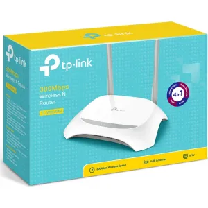 Wireles router TP-LINK TL-WR840N Wireless 802.11n/300Mbps 2T2R router 4xLAN, 1xWAN