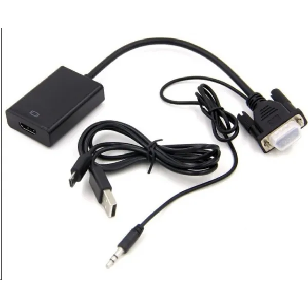 OEM Prevodník VGA+audio elektronický konvertor na rozhranie HDMI FULL HD 1080p