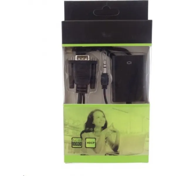 OEM Prevodník VGA+audio elektronický konvertor na rozhranie HDMI FULL HD 1080p