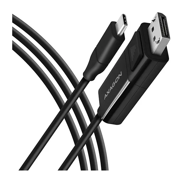 AXAGON RVC-DPC, redukcia / kábel USB-C -> DisplayPort 1.8 m, 4K/60 Hz