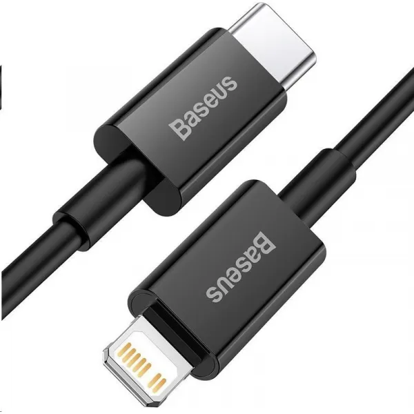 Rýchlonabíjací kábel Baseus Superior Series Type-C/Lightning 20W 2m Black