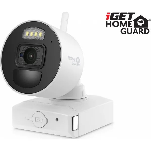 iGET HOMEGUARD HGNVK88002P - Kamerový systém s batériovými kamerami FullHD, sada 2 kamier + rekordér NVR